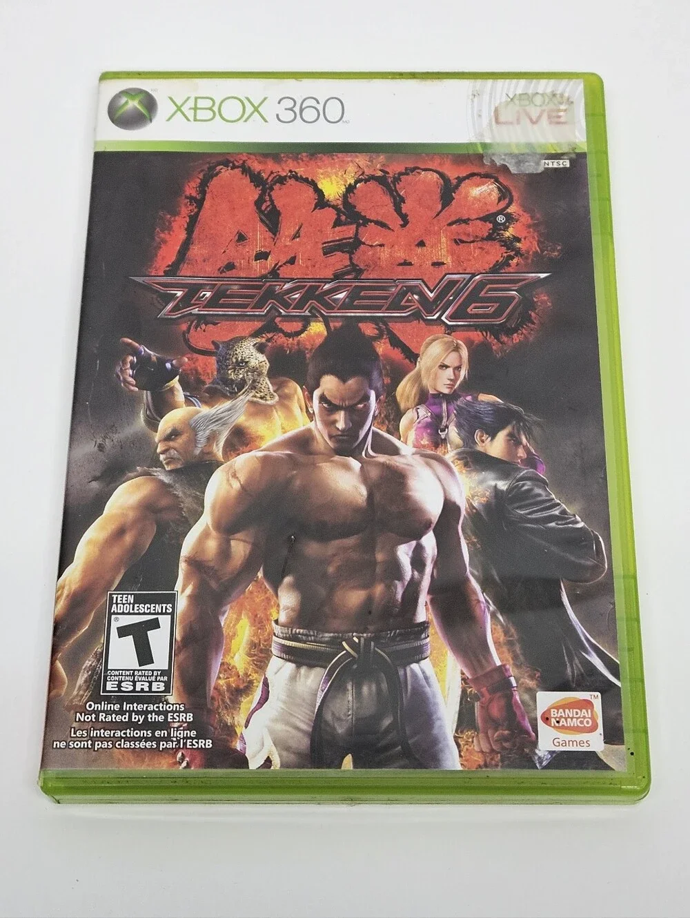 Tekken 6 Case + Cover Art and Manual NO Game Disc | Xbox 360 Retro Gamer Tech